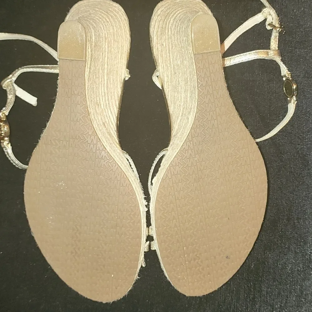 MICHAEL Michael Kors gold strappy